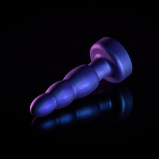 Anal Adventures Matrix Kinetik Plug with Remote Space Age Blue - Horny Stoner