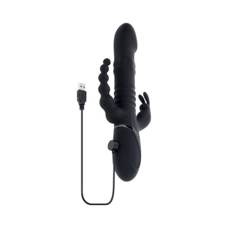 Playboy Big Bunny Energy Rechargeable Silicone Triple Stim Vibrator 2AM - Horny Stoner