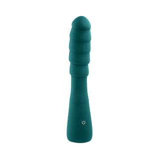 Gender X Scorpion Rechargeable Silicone Vibrator Teal - Horny Stoner