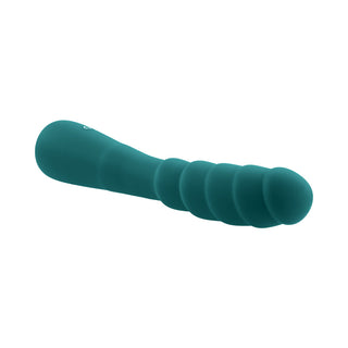 Gender X Scorpion Rechargeable Silicone Vibrator Teal - Horny Stoner