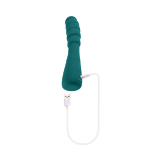 Gender X Scorpion Rechargeable Silicone Vibrator Teal - Horny Stoner