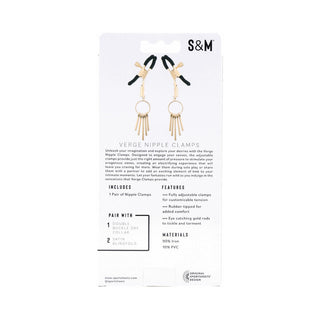 Sportsheets Sex & Mischief Verge Nipple Clamps - Horny Stoner