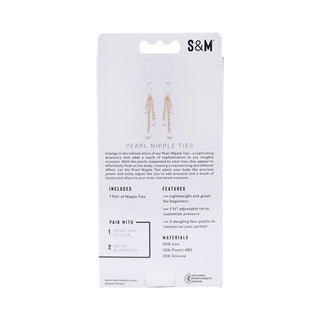 Sportsheets Sex & Mischief Pearl Nipple Ties - Horny Stoner