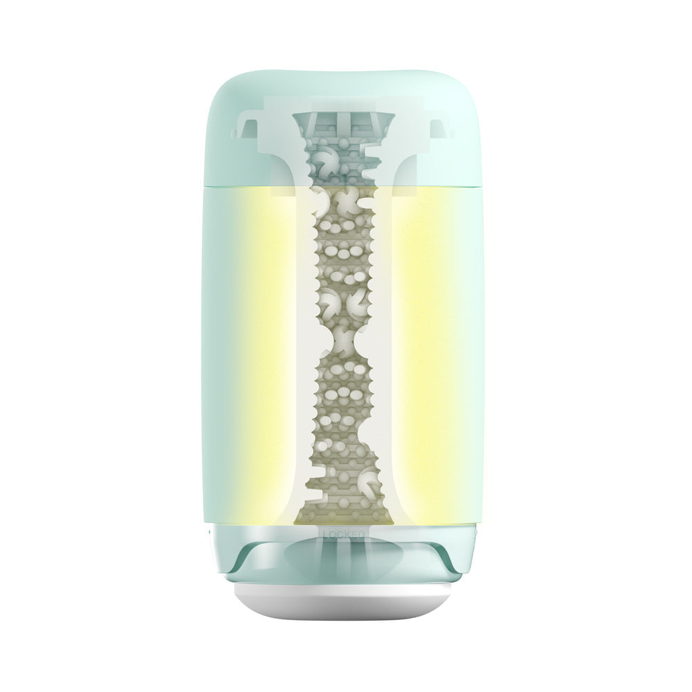 Tenga Puffy Stroker Mint Green - Horny Stoner