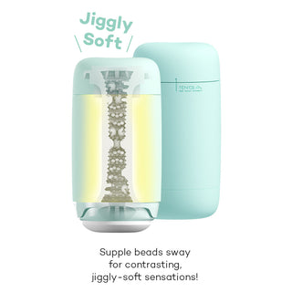 Tenga Puffy Stroker Mint Green - Horny Stoner