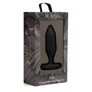 Je Joue Onyx Vibrating Butt Plug Black - Horny Stoner