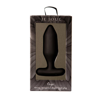 Je Joue Onyx Vibrating Butt Plug Black - Horny Stoner
