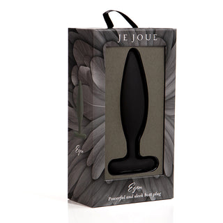 Je Joue Egon Vibrating Butt Plug Black - Horny Stoner