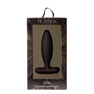 Je Joue Vesta Vibrating Butt Plug Black - Horny Stoner