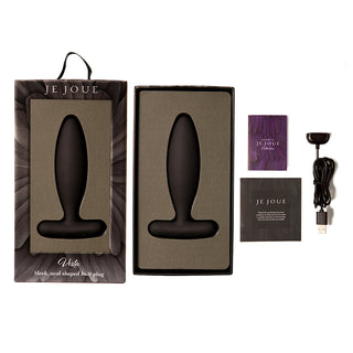 Je Joue Vesta Vibrating Butt Plug Black - Horny Stoner