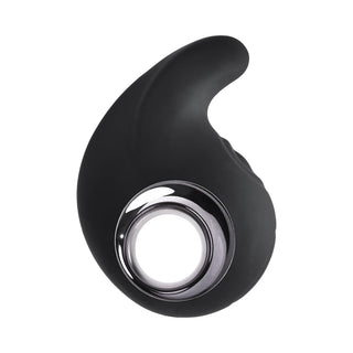 Playboy Ring My Bell Rechargeable Silicone Tapping Vibrator Black - Horny Stoner