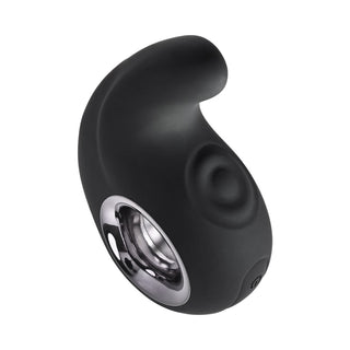 Playboy Ring My Bell Rechargeable Silicone Tapping Vibrator Black - Horny Stoner