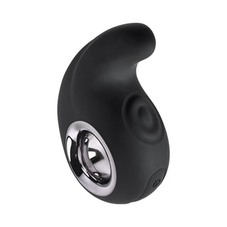 Playboy Ring My Bell Rechargeable Silicone Tapping Vibrator Black - Horny Stoner