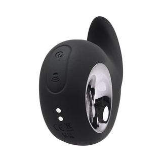 Playboy Ring My Bell Rechargeable Silicone Tapping Vibrator Black - Horny Stoner