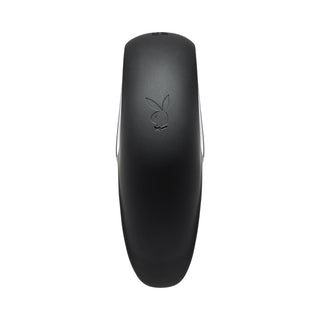 Playboy Ring My Bell Rechargeable Silicone Tapping Vibrator Black - Horny Stoner