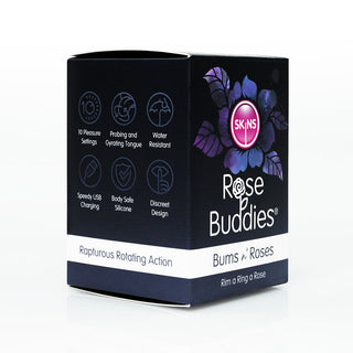 Skins Rose Buddies Bum N Roses Black - Horny Stoner