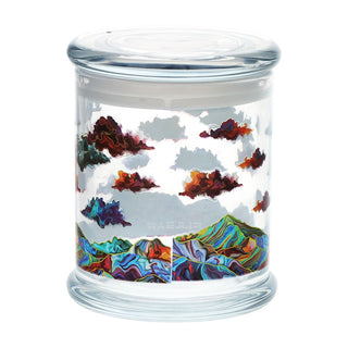 Pulsar Pop Top Glass Jar | Large | 4.5" x 3.9"