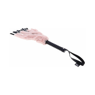 Sportsheets Sex & Mischief Brat Faux Fur Flogger - Horny Stoner