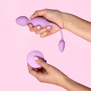 Wellness Raine Vibrating Kegel Ball Lilac - Horny Stoner