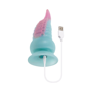 Selopa Stuck On You Rechargeable Vibrating Dildo Silicone Multicolor - Horny Stoner