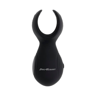 Zero Tolerance Handy Helper Rechargeable Vibrating Stroker - Silicone Black