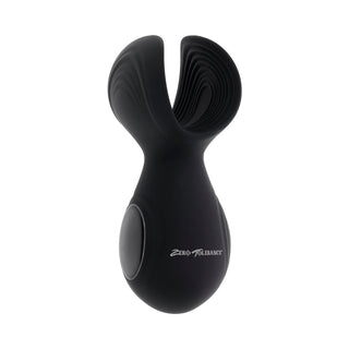 Zero Tolerance Handy Helper Rechargeable Vibrating Stroker - Silicone Black