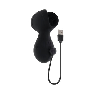 Zero Tolerance Handy Helper Rechargeable Vibrating Stroker - Silicone Black