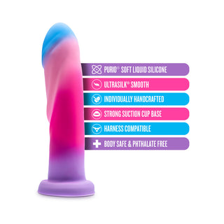 Avant Borealis Dreams 7.75 in. Dildo Cotton Candy - Horny Stoner