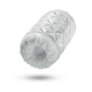 Rize Reakt Self-Lubricating Stroker White - Horny Stoner