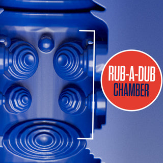 Rize Turbine Self-Lubricating Stroker Blue - Horny Stoner