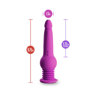 Impressions New York Gyroquake Dildo Purple - Horny Stoner