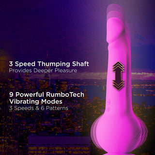 Impressions New York Gyroquake Dildo Purple - Horny Stoner