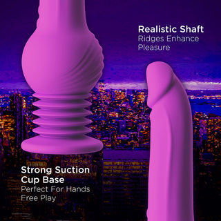Impressions New York Gyroquake Dildo Purple - Horny Stoner