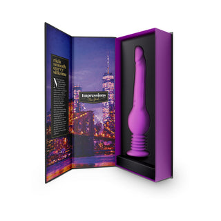 Impressions New York Gyroquake Dildo Purple - Horny Stoner