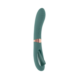 Evolved Chick Flick Rechargeable Vibrator with Flicker Silicone Mint - Horny Stoner