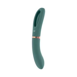 Evolved Chick Flick Rechargeable Vibrator with Flicker Silicone Mint - Horny Stoner