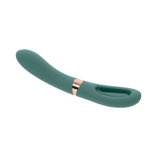 Evolved Chick Flick Rechargeable Vibrator with Flicker Silicone Mint - Horny Stoner