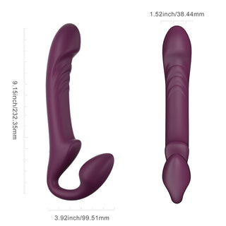 Honey Play Box Bliss Rotating Head Strapless Strap-On - Horny Stoner