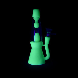 Ritual - 7.5'' Silicone Lava Lamp - UV Titanium White - Horny Stoner