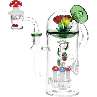 Pulsar Garden Glass Dab Rig Set - 7" / 14mm F - Horny Stoner