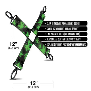 Stoner Vibes Chronic Collection Glow in the Dark Hogtie - Horny Stoner