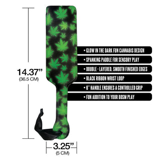 Stoner Vibes Chronic Collection Glow in the Dark Paddle - Horny Stoner