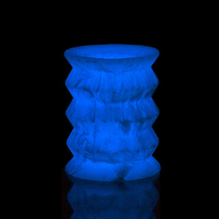 Addiction Silicone Reversible Stroker Glow-in-the-Dark - Horny Stoner