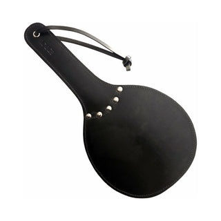 Rouge Leather Padded Ping Pong Paddle Black/Red - Horny Stoner