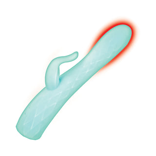Goddess Heat Up Rotating Massager Aqua - Horny Stoner