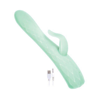 Goddess Heat Up Rotating Massager Aqua - Horny Stoner