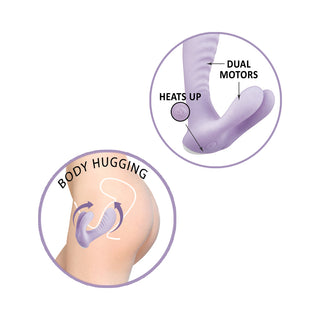 Goddess Heat Up Bunny Massager Lavender - Horny Stoner