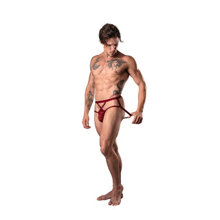 Male Power Lucifer Strappy Jock - Horny Stoner