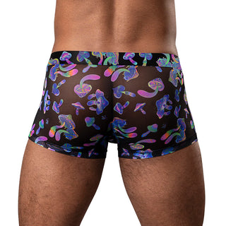 Male Power Hazy Dayz Pouch Short Mushrooms Print - Horny Stoner