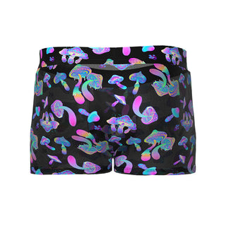 Male Power Hazy Dayz Pouch Short Mushrooms Print - Horny Stoner